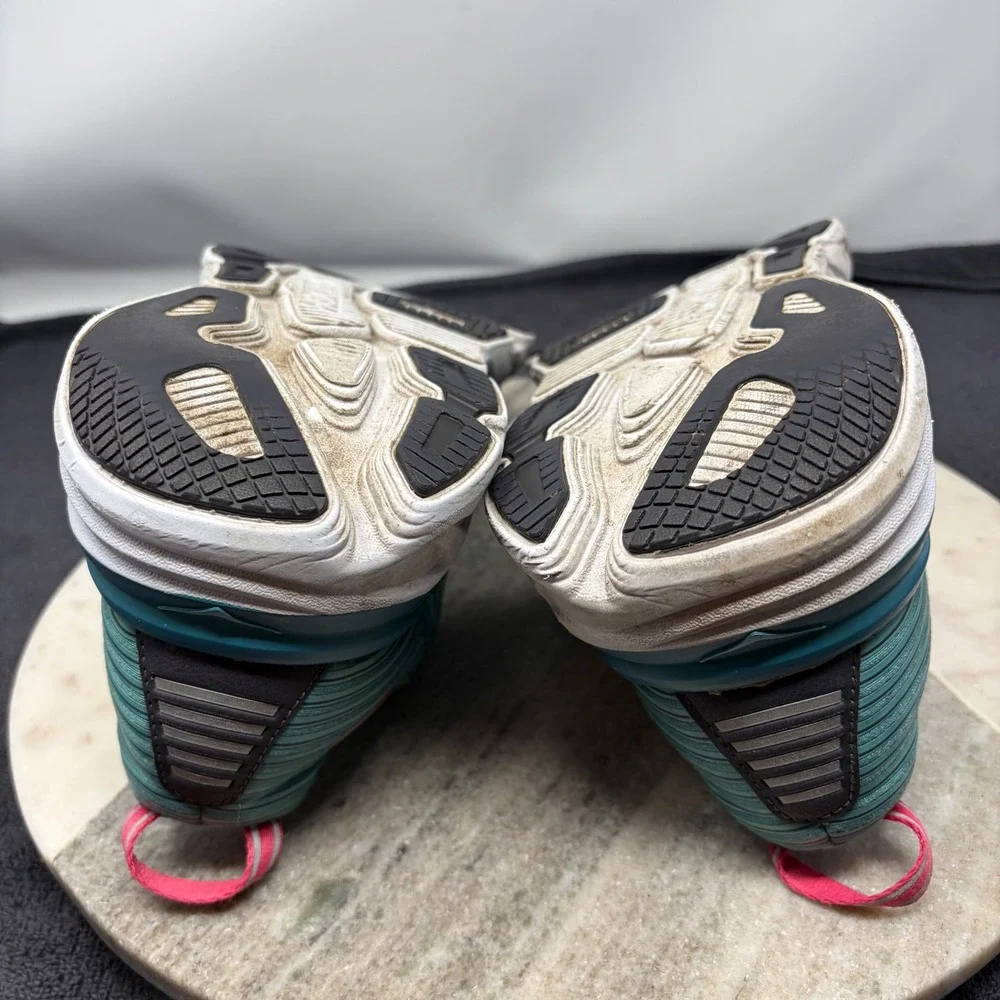 Hoka One One Bondi 6 Canton Green Blue Slate Womens Running Shoes 1019270 Sz 10